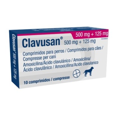 CLAVUSAN*10CPR 500MG+125MG
