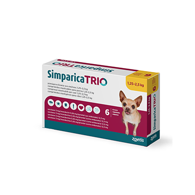 SIMPARICA TRIO*6CPR 1,25-2,5KG