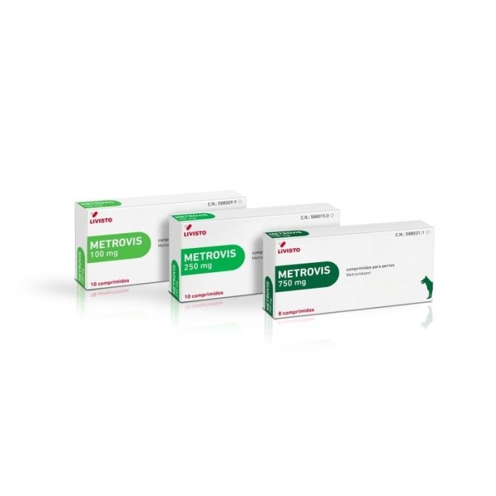 METROVIS*10CPR 250MG