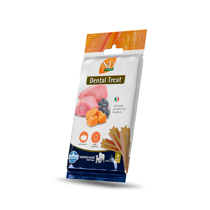 TREATS N&D PUMPKIN LAMB MM