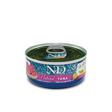 N&D CAT NATURAL TUNA 80G