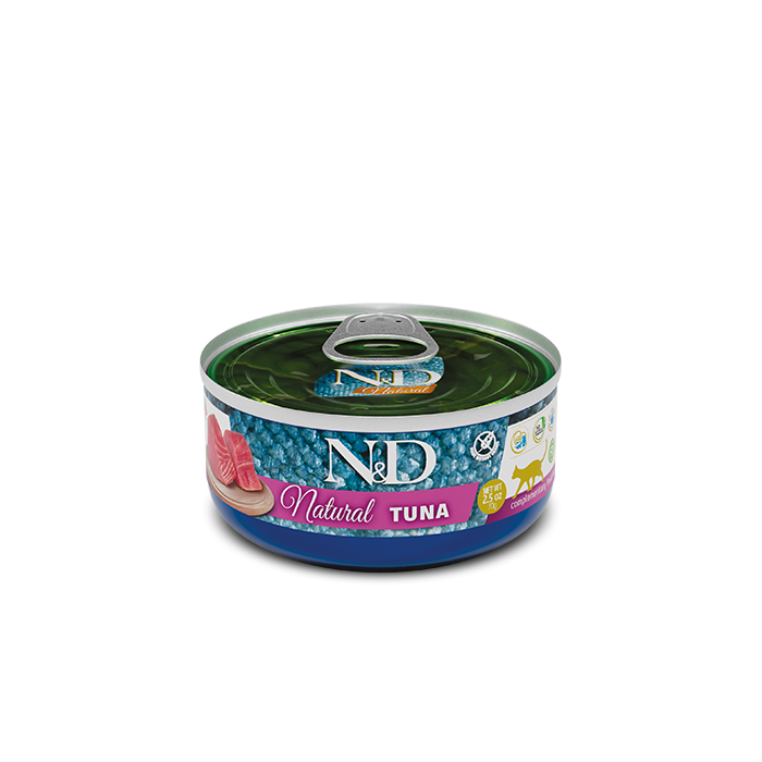 N&D CAT NATURAL TUNA 80G