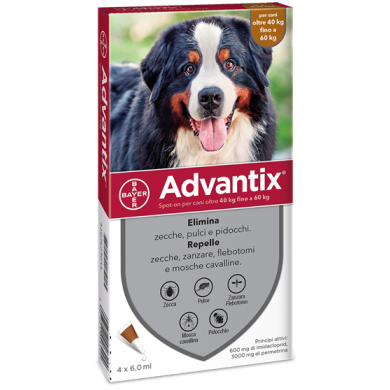 OFFERTA ADVANTIX SPOT ON*4PIP 40-60KG - SCADENZA 07/26