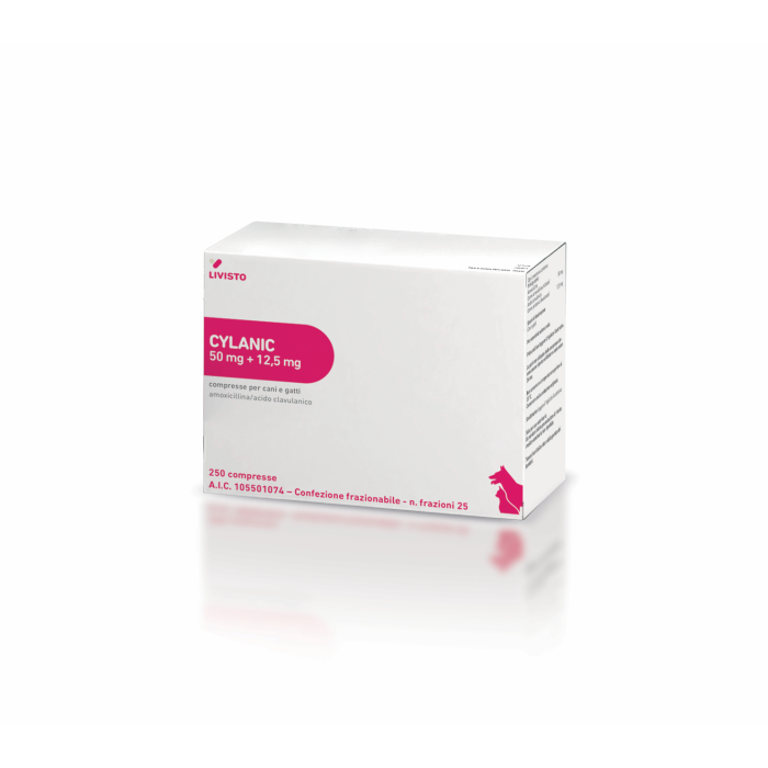 CYLANIC*250CPR 50MG+12,5MG