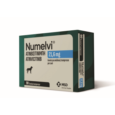 NUMELVI*90CPR RIV 21,6MG CANI