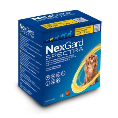 NEXGARD SPECTRA*3,5-7,5KG15CPR