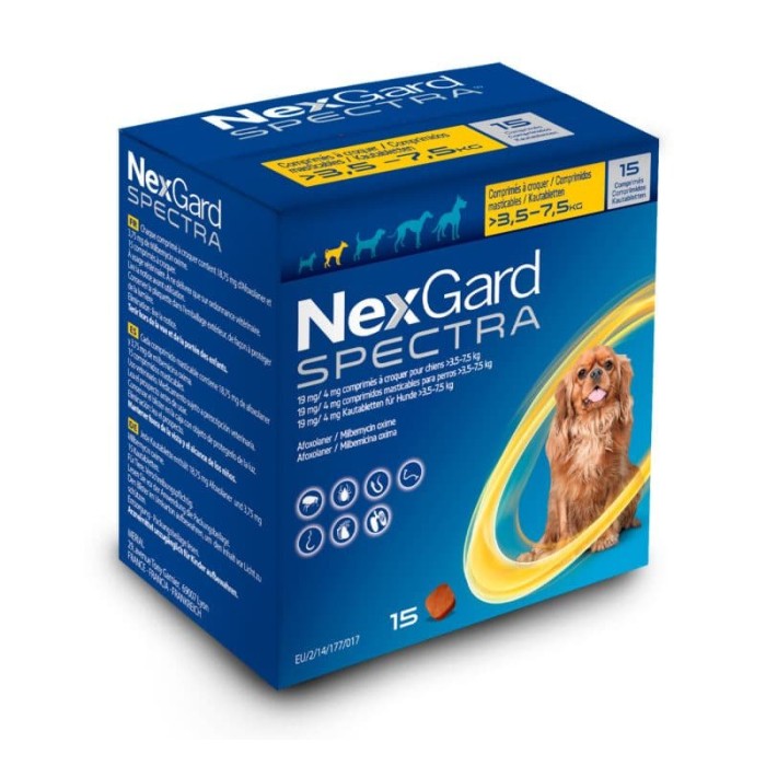 NEXGARD SPECTRA*3,5-7,5KG15CPR