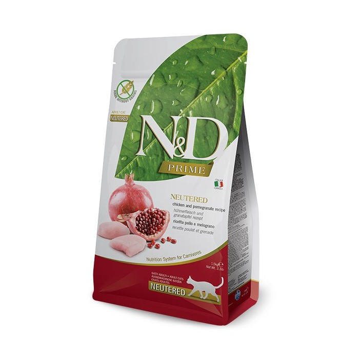 N&D CAT NEUTERED POLLO&MEL1,5K