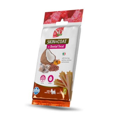 TREATS N&D QUI SKIN HERRING MM