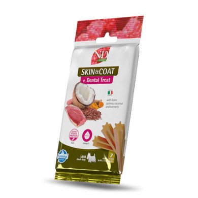 TREATS N&D QUINOA SKIN DUCK MM