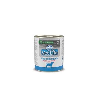 VET LIFE DOG HYP DUCK&POT 300G
