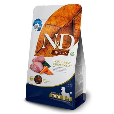 N&D BROWN DOG LAMB CAR SPI 2KG