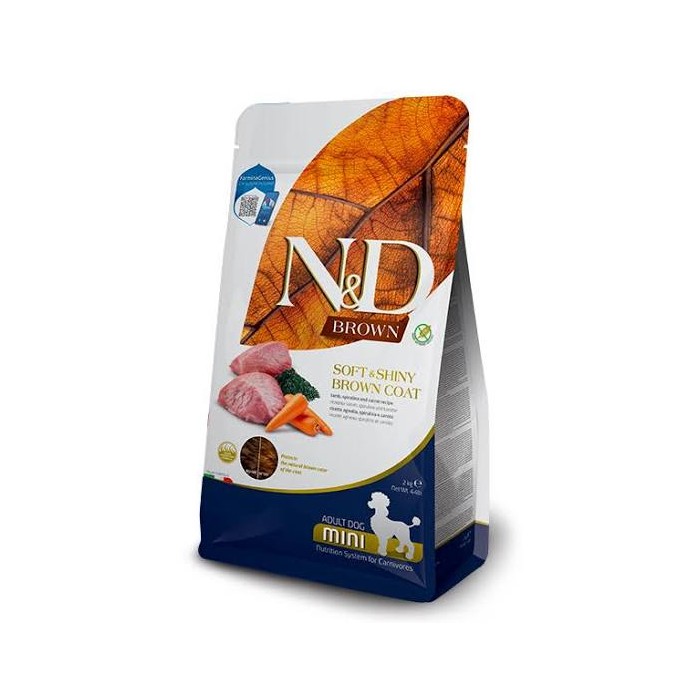 N&D BROWN DOG LAMB CAR SPI 2KG
