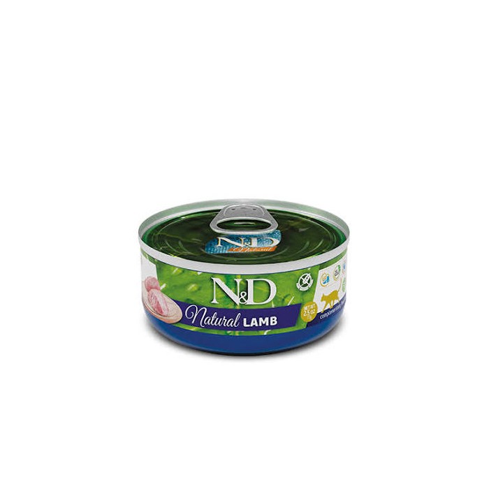 N&D CAT NATURAL LAMB 70G