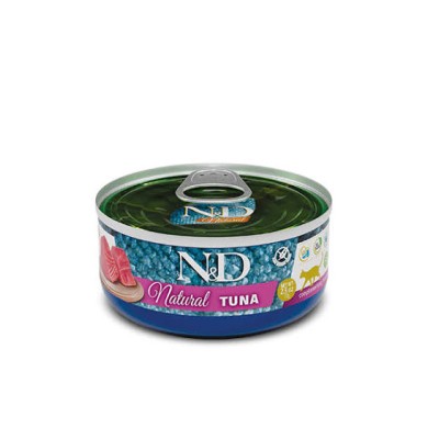 N&D CAT NATURAL TUNA 70G