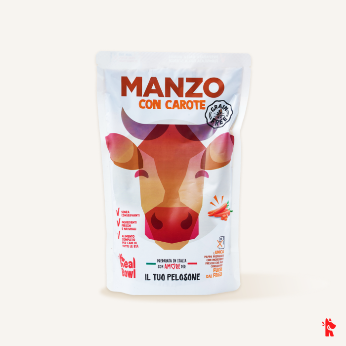 REAL BOWL Busta Manzo senza cereali 700g