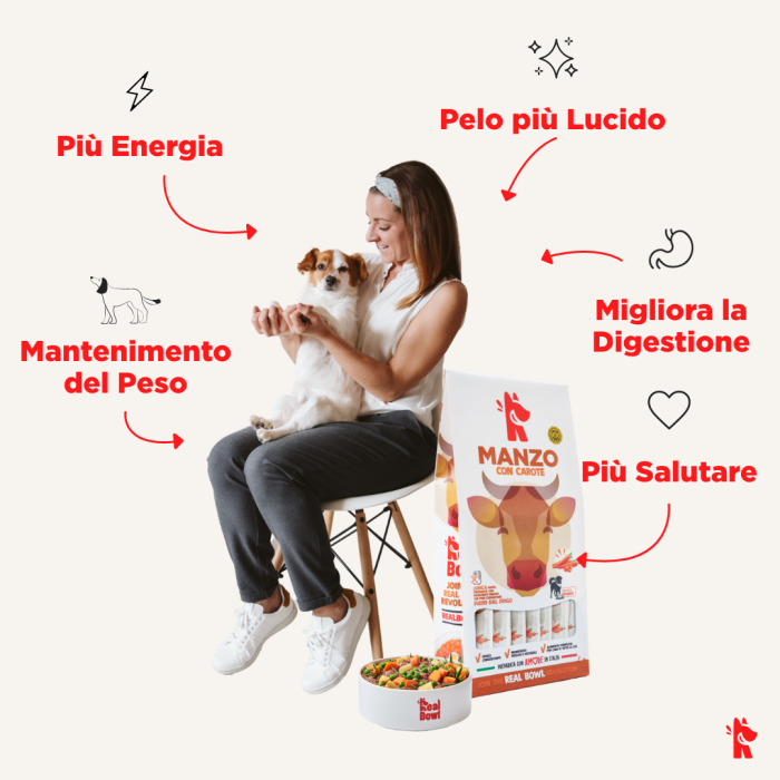 REAL BOWL Busta Manzo senza cereali 700g