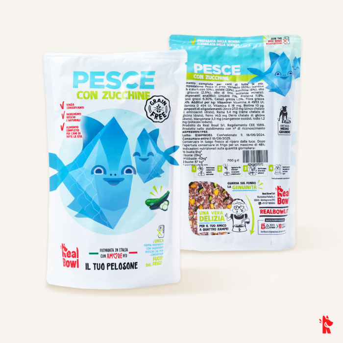 REAL BOWL Busta Pesce senza cereali 700g