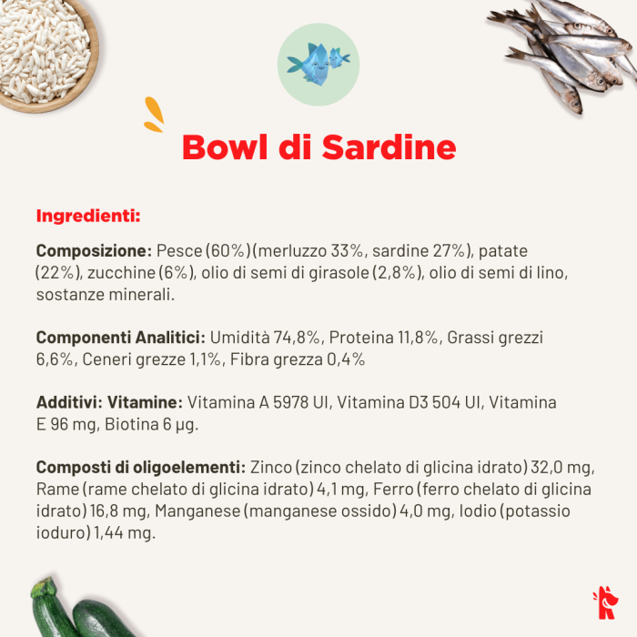REAL BOWL Busta Pesce senza cereali 700g