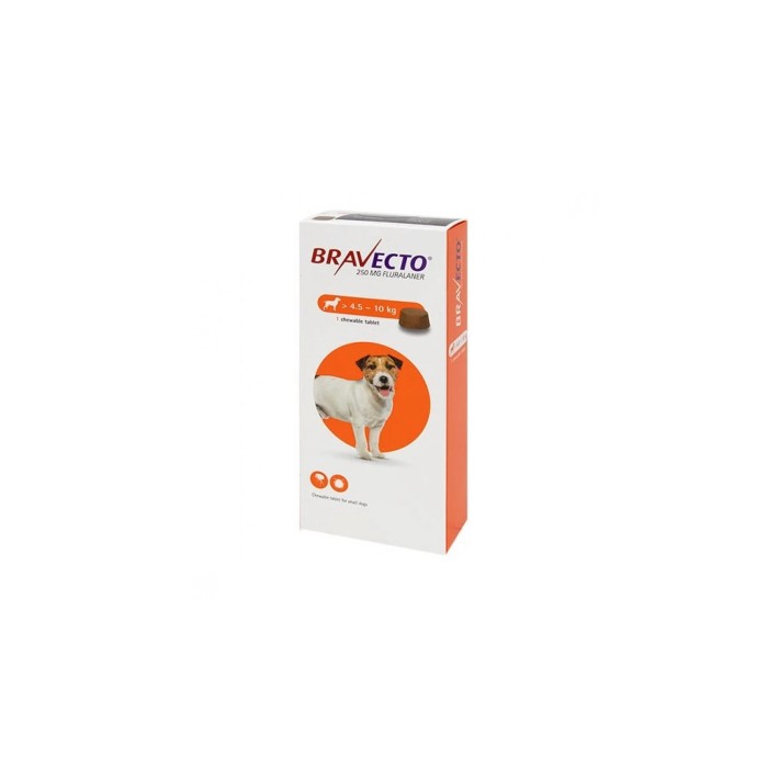 BRAVECTO*2CPR 4,5-10KG 250MG