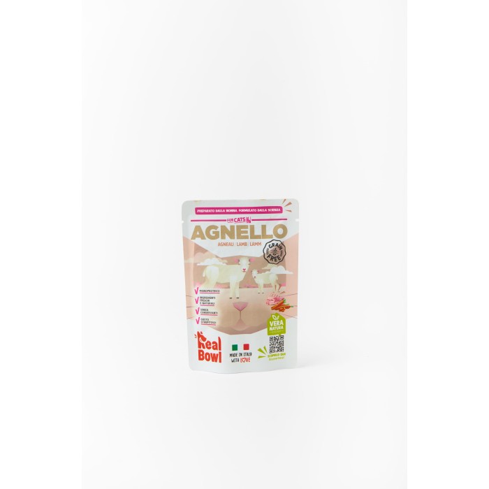REAL BOWL usta Agnello senza cereali 80g