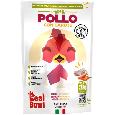 REAL BOWL Busta Pollo senza cereali 700g