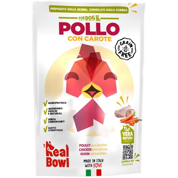 REAL BOWL Busta Pollo senza cereali 700g