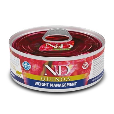 N&D CAT QUINOA WEIGHT MANAG80G