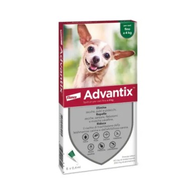 ADVANTIX SPOT ON*6PIP 0-4KG