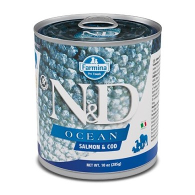 N&D DOG OCEAN SALMON&COD 285G