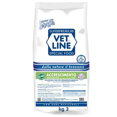 VET LINE ACCRESC PESCE 3KG