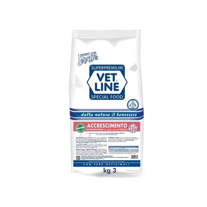VET LINE ACCRESC BUFALO 3KG