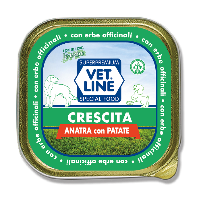 VET LINE CRESCITA ANATRA 150G
