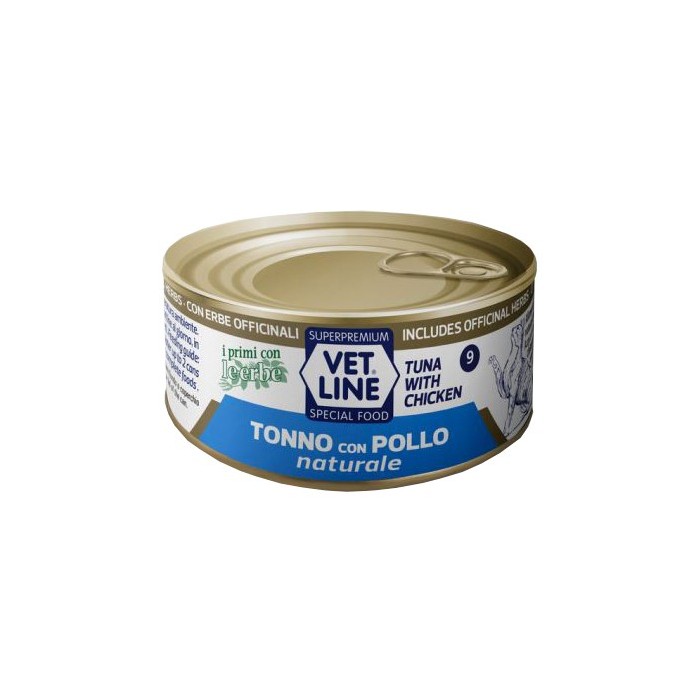 VET LINE GATTO TONNO+POLLO 70G