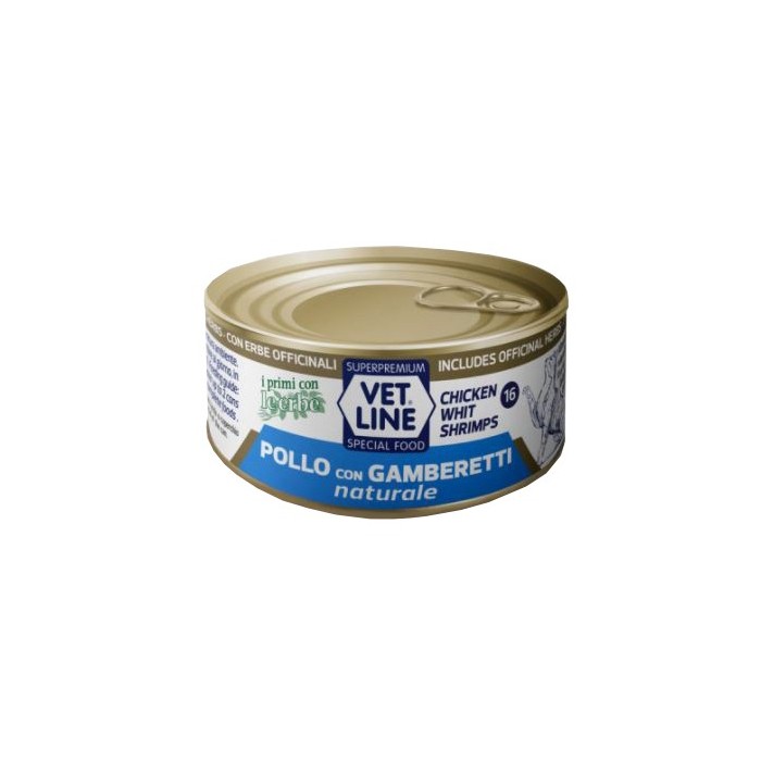 VET LINE GATTO POLLO+GAMB 70G
