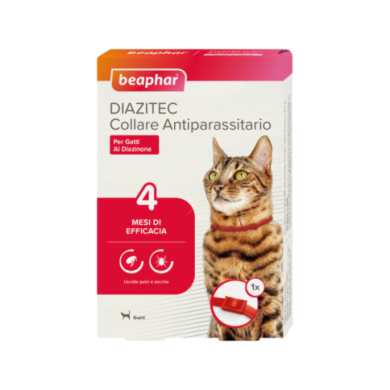 DIAZITEC*COLLARE ROSSO GAT 14G