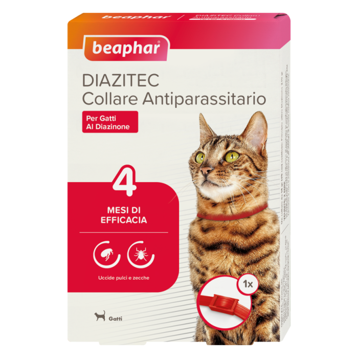 DIAZITEC*COLLARE ROSSO GAT 14G