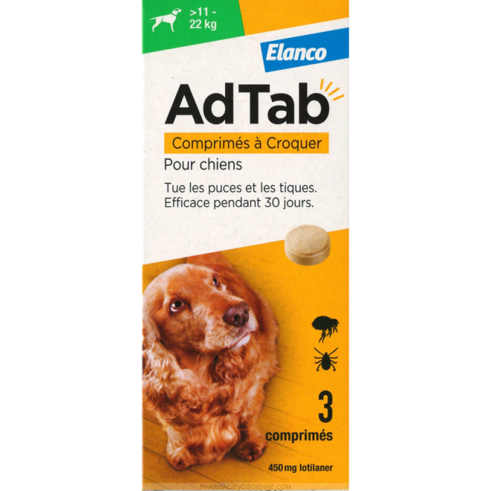 ADTAB*3CPR 450MG CANI 11-22KG