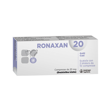 RONAXAN 20*20CPR 20MG CANI/GA
