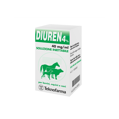 DIUREN 4%*INIET FL 50ML40MG/ML