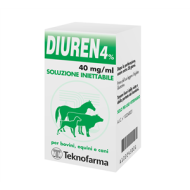 DIUREN 4%*INIET FL 50ML40MG/ML