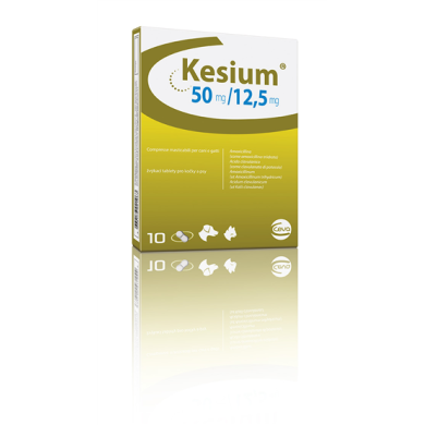 KESIUM*10CPR MAST 50MG+12,5MG