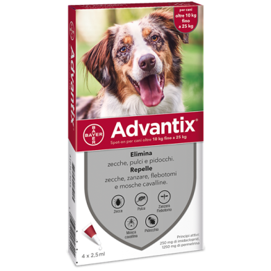 ADVANTIX SPOT ON*4PIP 10-25KG