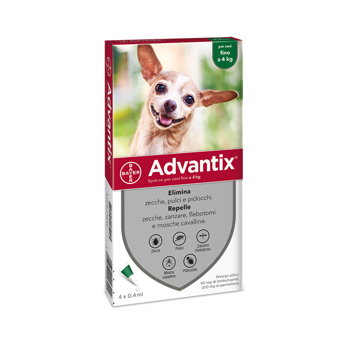 ADVANTIX SPOT ON*4PIP 0-4KG