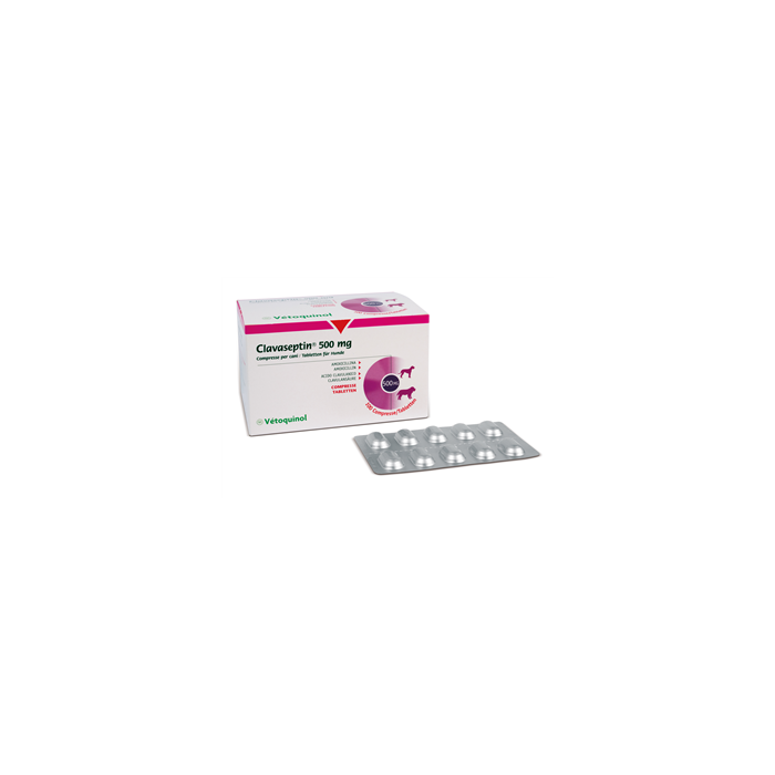 CLAVASEPTIN*100CPR 500MG