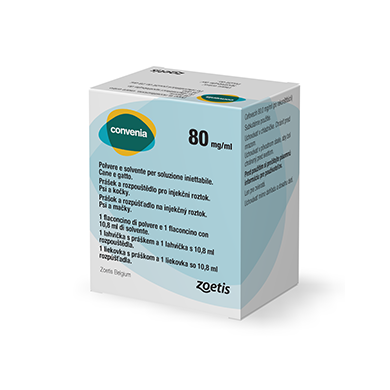 CONVENIA*INIET POLV 852MG+10ML