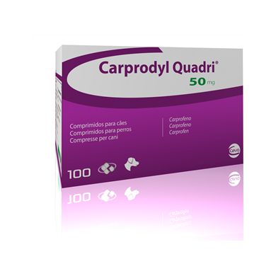 CARPRODYL QUADRI*100CPR 50MG