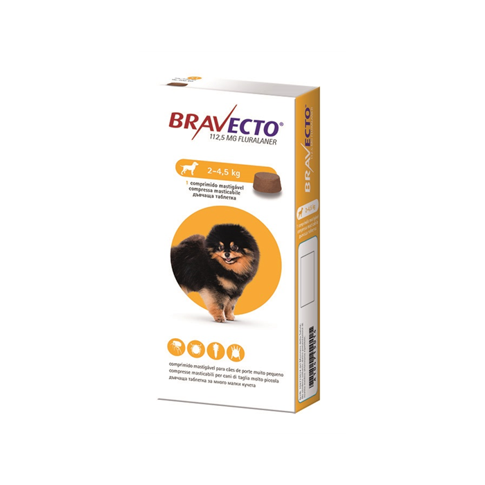 BRAVECTO*1CPR 2-4,5KG 112,5MG
