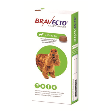 BRAVECTO*1CPR 10-20KG 500MG