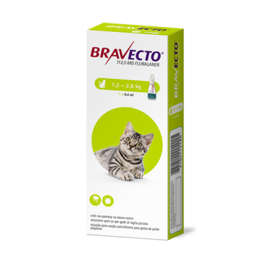 BRAVECTO*1PIP 1,2-2,8KG GATTI